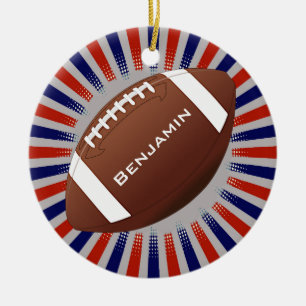 Ornamento De Cerâmica Ornament Design de futebol americano