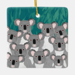 Ornamento De Cerâmica Ornament Koalas