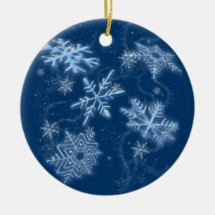Ornamento De Cerâmica Ornament Snowflakes