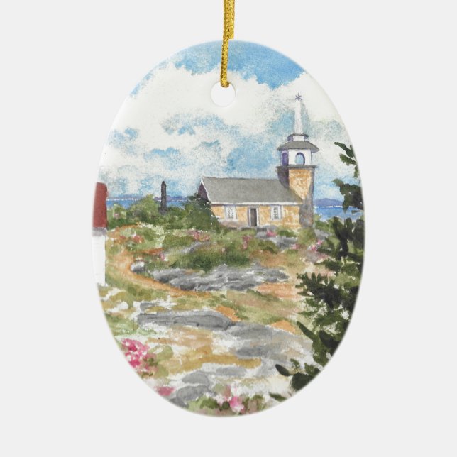 Ornamento De Cerâmica Ornament Star Island (Frente)