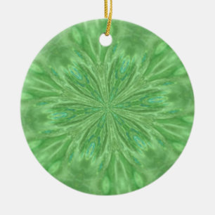 Ornamento De Cerâmica Ornament Verde de Peacock