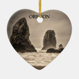 Ornamento De Cerâmica Ornamento: As Agulhas 1 Toneladas (Coração)