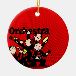 Ornamento De Cerâmica Orquestra