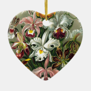 Ornamento De Cerâmica orquídeas florais nupciais de Haeckel da data