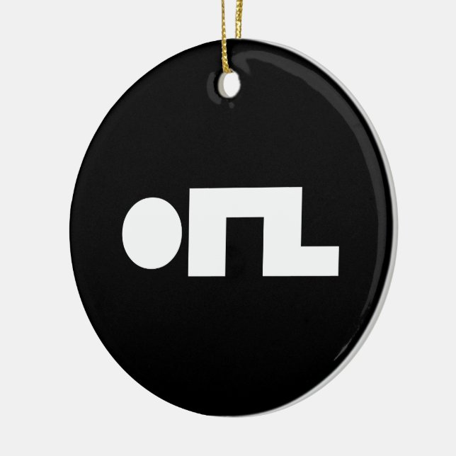 Ornamento De Cerâmica ORZ Emoticon Kaomoji Emoji (Esquerda)