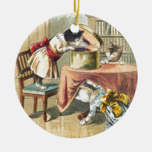 Ornamento De Cerâmica Os 3 gatinhos pequenos: Pesquisa pelos mitenes