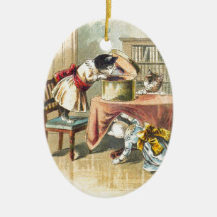 Ornamento De Cerâmica Os 3 gatinhos pequenos: Pesquisa pelos mitenes