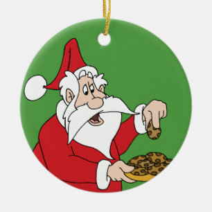 Ornamento De Cerâmica Os biscoitos do papai noel