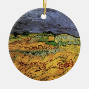 Ornamento De Cerâmica Os Campos por Vincent van Gogh