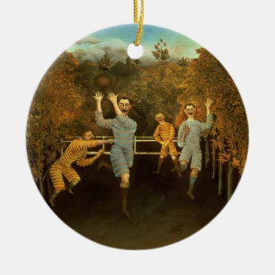 Ornamento De Cerâmica Os jogadores de futebol, 1908 (óleo em canvas)