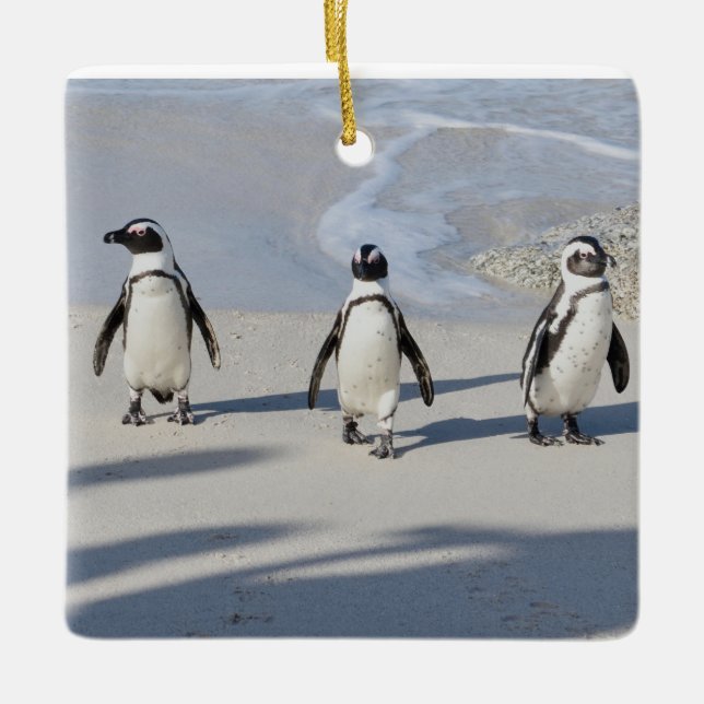 Ornamento De Cerâmica Os Magníficos Três. (Frente)