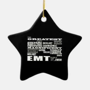 Ornamento De Cerâmica Os melhores aniversários de EMTs: O grande EMT