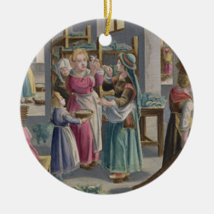 Ornamento De Cerâmica Os ovos chocam devida em sem-fins, eles são b