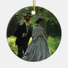 Ornamento De Cerâmica Os Promenadores (Os Passeadores) de Claude Monet