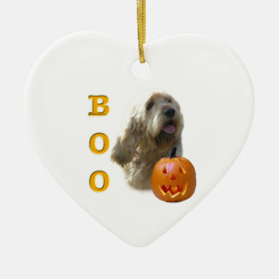 Ornamento De Cerâmica Otterhound Halloween BOO