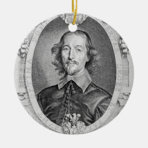 Ornamento De Cerâmica Otto von Guericke (1602-86) 'do DES dos retratos