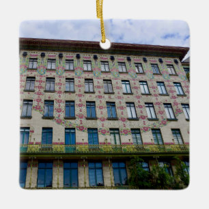 Ornamento De Cerâmica Otto Wagner, Linke Wienzeile 40, Viena