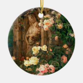 Ornamento De Cerâmica Our Lady of the Roses - Madonna with child