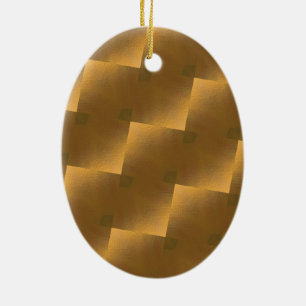 Ornamento De Cerâmica Ouro Jubilee