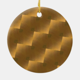 Ornamento De Cerâmica Ouro Jubilee