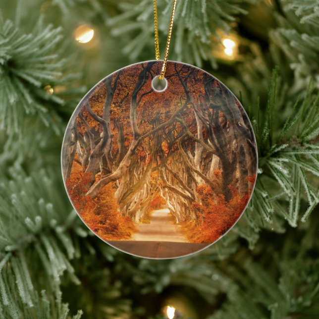 Ornamento De Cerâmica Outono no Thicket (Árvore)