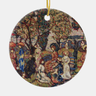 Ornamento De Cerâmica Outono por Maurice Prendergast, Arte Fina Vintage