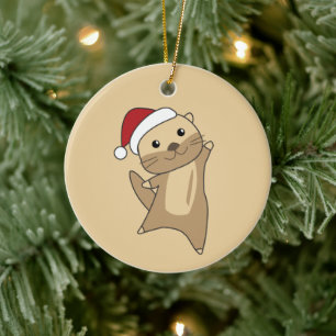 Ornamento De Cerâmica Outras neves de Natal Animais de inverno Outras Ce