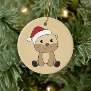 Ornamento De Cerâmica Outras neves de Natal Animais de inverno Outras Ce