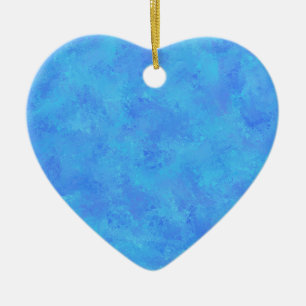 Ornamento De Cerâmica Padrão Abstrato Azul