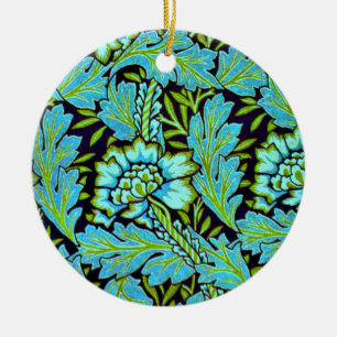 Ornamento De Cerâmica Padrão anêmono de William Morris,