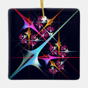 Ornamento De Cerâmica Padrão de cor de Abstrato de arte moderna, cor-de-