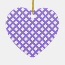 Padrão de Diamante Xadrez Branco Roxo