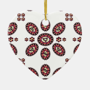 Ornamento De Cerâmica Padrão de Flor Mandala