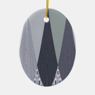 Ornamento De Cerâmica Padrão de Geometria Tribal