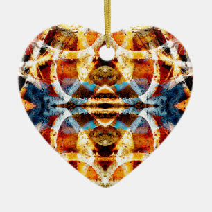 Ornamento De Cerâmica padrão de grafite de remoção de abstrato