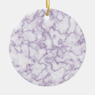 Ornamento De Cerâmica Padrão de Mármore Roxo