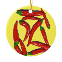 Padrão de Pimentos Vermelhos Quentes