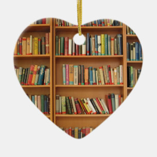 Ornamento De Cerâmica Padrão de prateleira clássico, estante,livros,anti