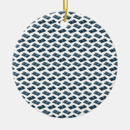 Ornamento De Cerâmica Padrão do painel solar 3d.