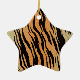 Ornamento De Cerâmica Padrão do Tiger