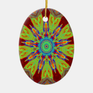 Ornamento De Cerâmica Padrão étnico europeu da Ásia africana