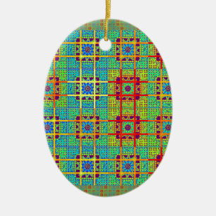 Ornamento De Cerâmica Padrão étnico maia tribal.jpg