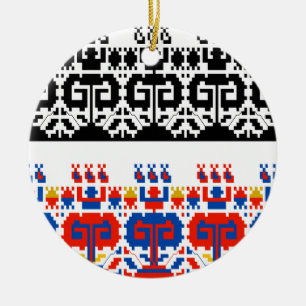 Ornamento De Cerâmica Padrão foliar búlgaro