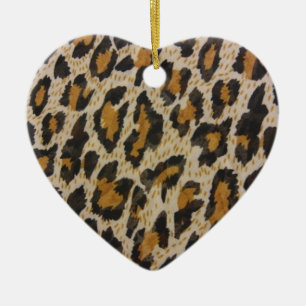 Ornamento De Cerâmica Padrão — Leopardo
