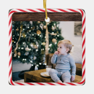 Ornamento De Cerâmica Padrão Personalizado de Madeira Docente de Natal/F