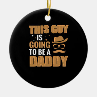 Ornamento De Cerâmica Padre Gift | Esta Cara Será Um Pai
