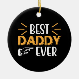 Ornamento De Cerâmica Padre Gifts Melhor Pai Nunca