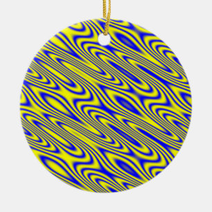 Ornamento De Cerâmica Padrões de Abstrato de pincéis de Lapis Lazuli