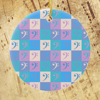 Ornamento De Cerâmica Padrões de Limpeza de Música Cores de Pastel