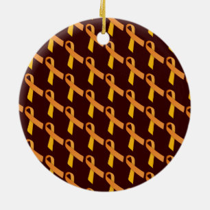 Ornamento De Cerâmica Padrões de Título Laranja